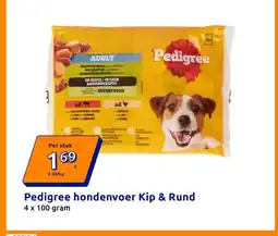 Action Pedigree hondenvoer Kip & Rund aanbieding