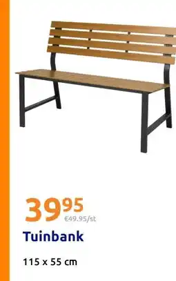 Action Tuinbank aanbieding