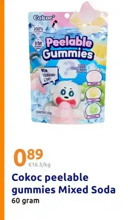 Action Cokoc peelable gummies Mixed Soda aanbieding