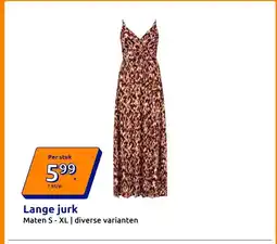 Action Lange jurk aanbieding