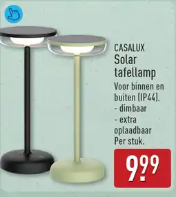 ALDI Casalux solar tafellamp aanbieding