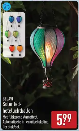 ALDI Belavi solar led- heteluchtballon aanbieding