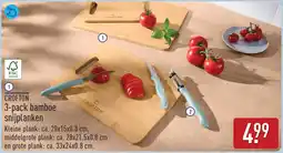 ALDI Crofton 3-pack bamboe snijplanken aanbieding