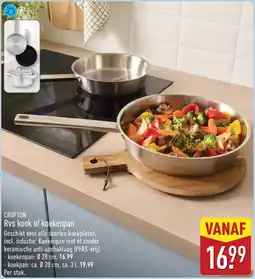 ALDI Crofton rvs kook of koekenpan aanbieding