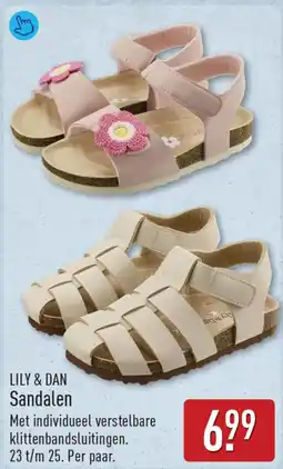 ALDI Lily & dan sandalen aanbieding