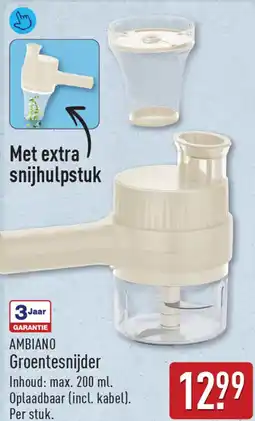 ALDI Ambiano groentesnijder aanbieding