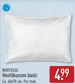 ALDI Novitesse Hoofdkussen basic aanbieding