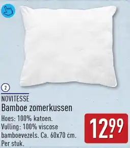 ALDI Novitesse bamboe zomerkussen aanbieding