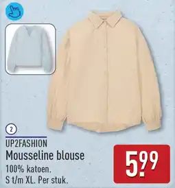 ALDI Up2fashion mousseline blouse aanbieding