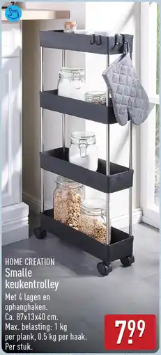 ALDI Home creation smalle keukentrolley aanbieding