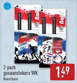 ALDI 2-pack gasaanstekers WK aanbieding