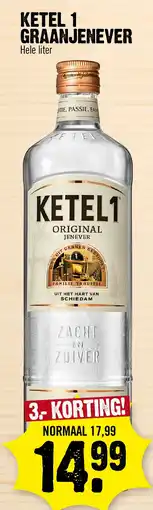 Super Dirck 3 KETEL 1 GRAANJENEVER aanbieding