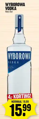 Super Dirck 3 WYBOROWA VODKA aanbieding