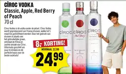 Dirck 3 Ciroc Vodka 70 cl aanbieding