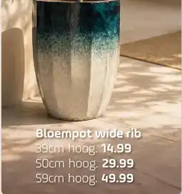Coppelmans Bloempot wide rib aanbieding