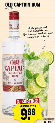 Super Dirck 3 OLD CAPTAIN RUM aanbieding