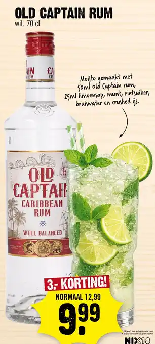 Super Dirck 3 OLD CAPTAIN RUM aanbieding