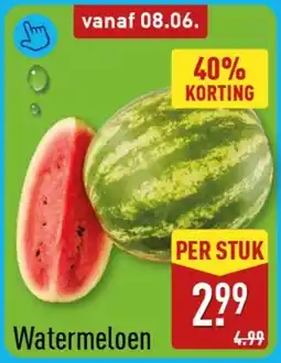 ALDI Watermeloen aanbieding