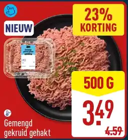 ALDI Gemengd gekruid gehakt aanbieding