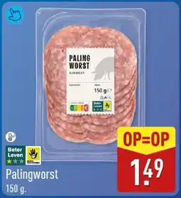 ALDI Palingworst aanbieding