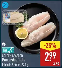 ALDI Golden seafood Pangasiusfilets aanbieding