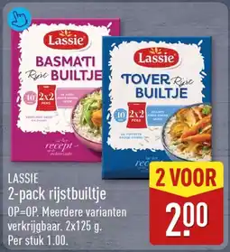 ALDI Lassie 2-pack rijstbuiltje aanbieding