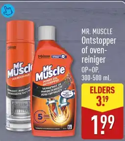 ALDI Mr. muscle ontstopper of oven- reiniger aanbieding