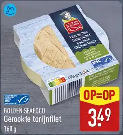 ALDI Golden seafood gerookte tonijnfilet aanbieding