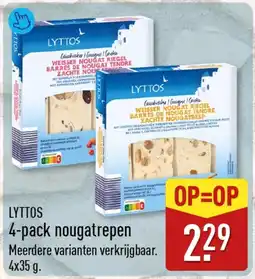 ALDI Lyttos 4-pack nougatrepen aanbieding