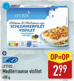 ALDI Lyttos mediterrane visfilet aanbieding