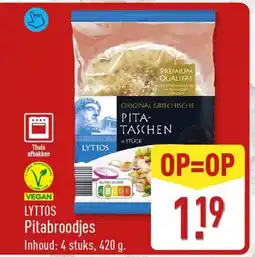 ALDI Lyttos Pitabroodjes aanbieding