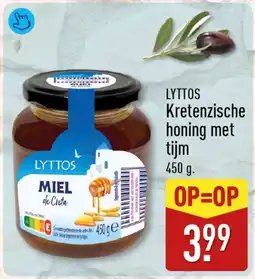 ALDI Lyttos Kretenzische honing met tijm aanbieding