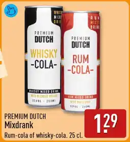 ALDI Premium dutch mixdrank aanbieding