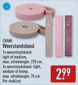 ALDI Crane Weerstandsband aanbieding