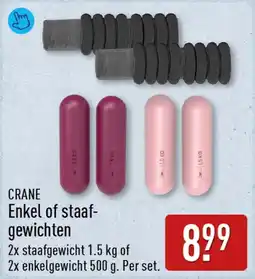 ALDI Crane Enkel of staaf- gewichten aanbieding