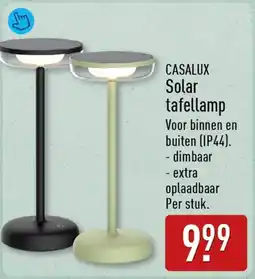 ALDI Casalux solar tafellamp aanbieding
