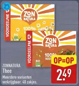 ALDI Zonnatura thee aanbieding