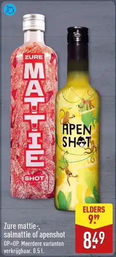 ALDI Zure mattiesalmattie of apenshot aanbieding