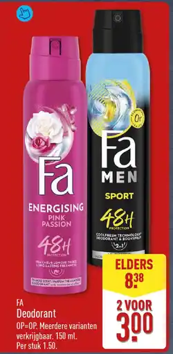 ALDI Fa deodorant aanbieding