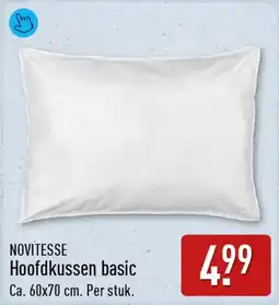 ALDI Novitesse hoofdkussen basic aanbieding