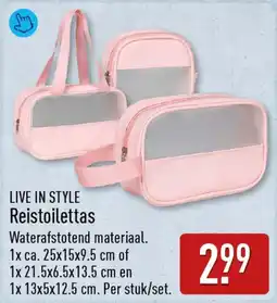 ALDI Live in style reistoilettas aanbieding