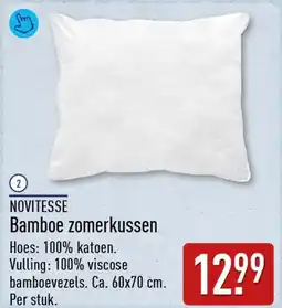 ALDI Novitesse bamboe zomerkussen aanbieding
