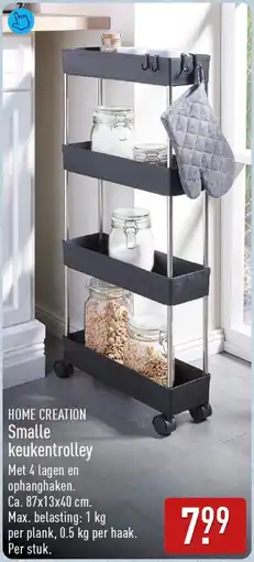ALDI Home creation smalle keukentrolley aanbieding