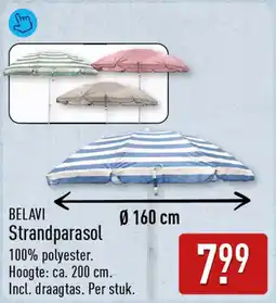ALDI Belavi strandparasol aanbieding