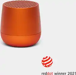 Bol.com Lexon Mino+ Portable Bluetooth Mini Speaker - Metallic Oranje aanbieding