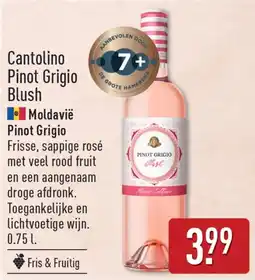 ALDI Cantolino Pinot Grigio Blush aanbieding