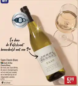 ALDI Saam Chenin Blanc aanbieding