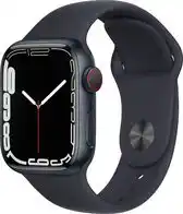 Bol.com Apple Watch Series 7 OLED 41 mm 4G Zwart GPS aanbieding