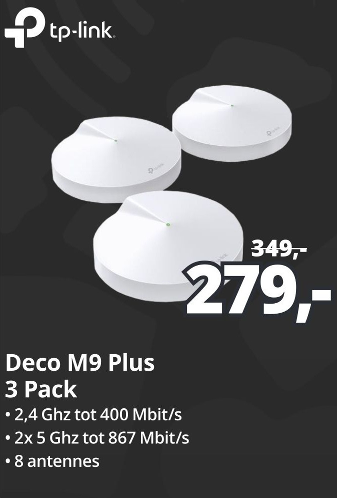 Deco M9 Plus 3 Pack Aanbieding Bij Paradigit