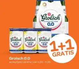 Spar Grolsch 0.0 aanbieding